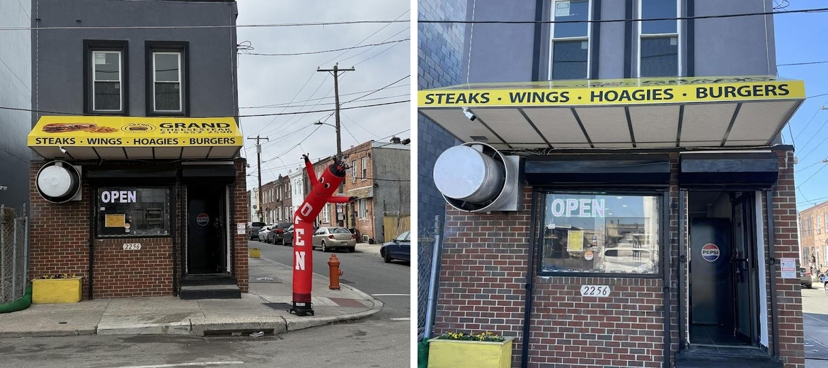 Grand Cheesesteak Menu
